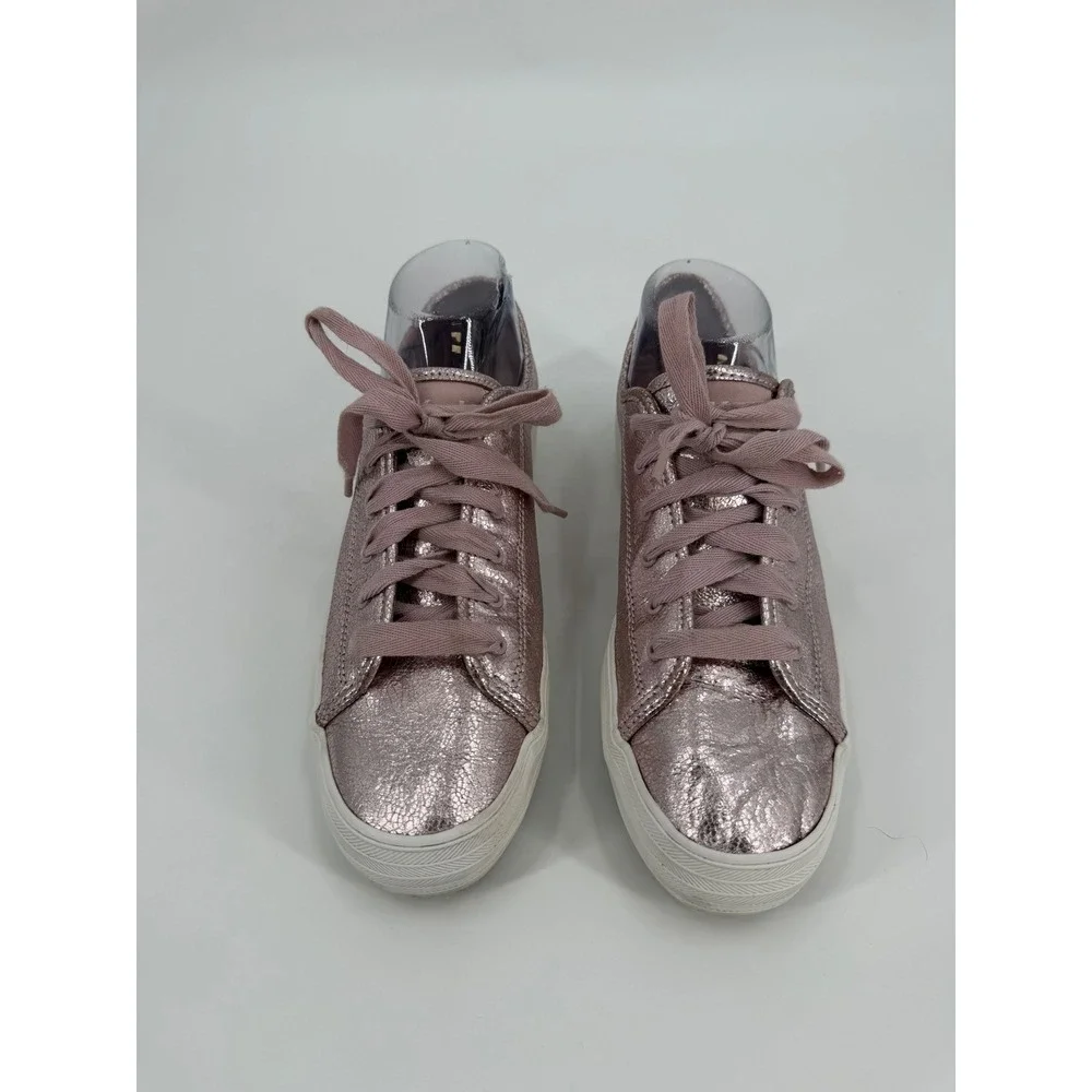 Keds Triple Kick Metallic Rose Gold Pink Platform Sneakers WH62011 Women 9